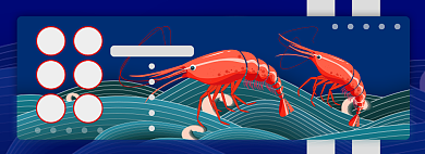 水产电商淘宝banner图背景