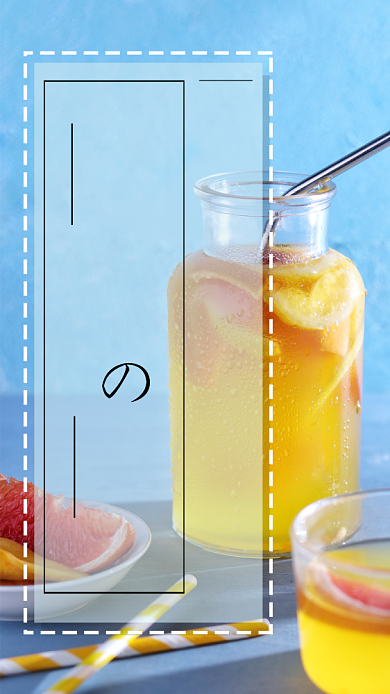 夏天简约清凉简约宣传海报背景