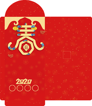 中国风高端创意贺新春红包背景