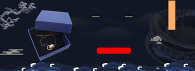 新春礼遇闪耀项链淘宝banner背景