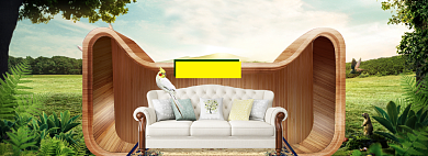 沙发家具海报banner背景