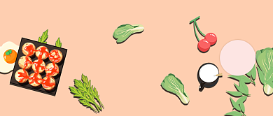 美食榜单手绘微信公众号素材图片背景