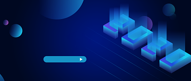 蓝色2020年未来科技盛典公众号首图背景