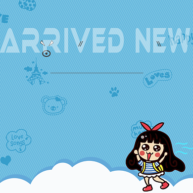 俏皮萌娃装淘宝直通车图片背景