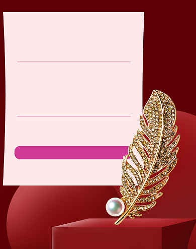 紫色年货节首饰促销海报背景