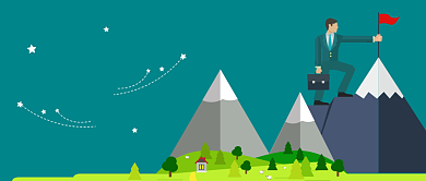 商务职场口号公众号首图背景