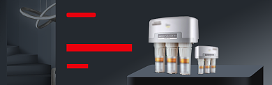 创意智能净水器电商Banner背景