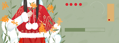 汉服淘宝电商banner图背景