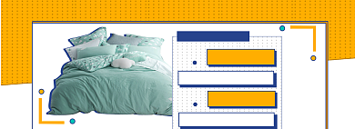 新年狂欢盛惠床品banner背景