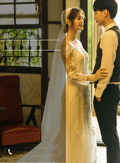 时尚大气婚纱摄影优惠活动印刷海报背景