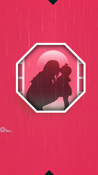 红色创意母亲节促销海报背景