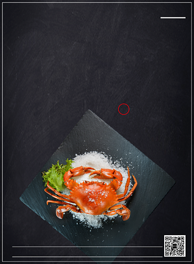 帝王蟹海报背景