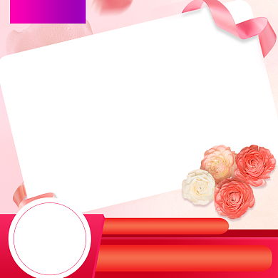 简约38女王节商品促销主图图标背景