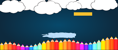 周末绘画班培训公众号首图背景