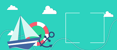 海边旅游公众号首图背景