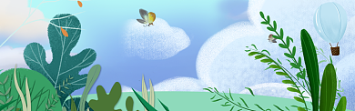 51钜惠劳动节绿色手绘淘宝banner背景