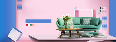 沙发家具海报banner背景