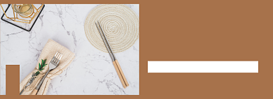 ins风简约餐具淘宝banner背景