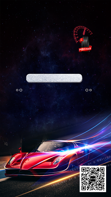 黑色酷炫汽车分期购手机海报背景