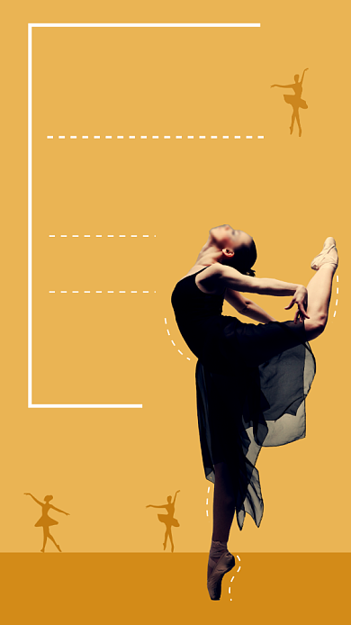 舞蹈培训宣传海报背景