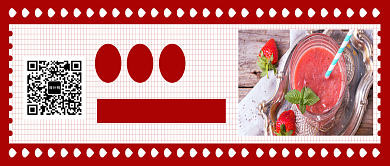 夏季冰饮草莓冰沙微信公众号素材图片背景