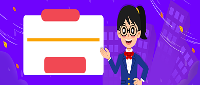 安全意识紫色创意公众号首图背景