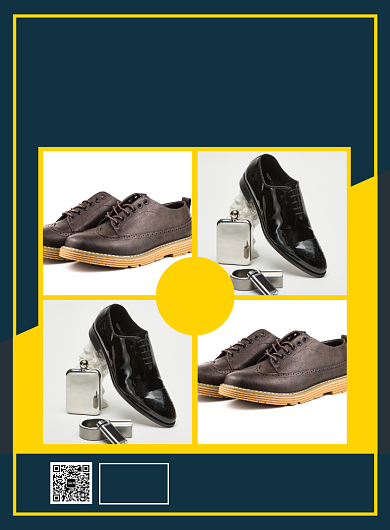 年终新品鞋促销宣传广告印刷海报背景