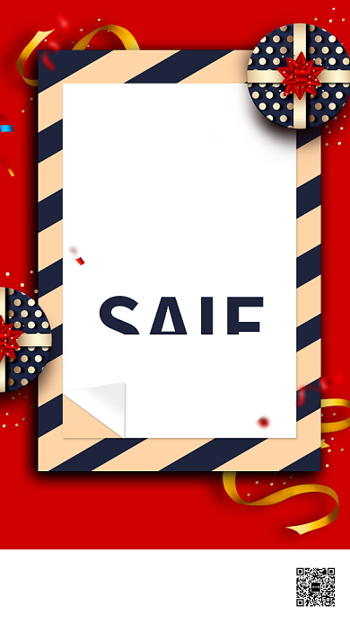 撞色大气黑色星期五超级会员日手机海报背景