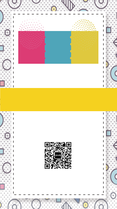 扁平会员日狂欢购手机海报背景