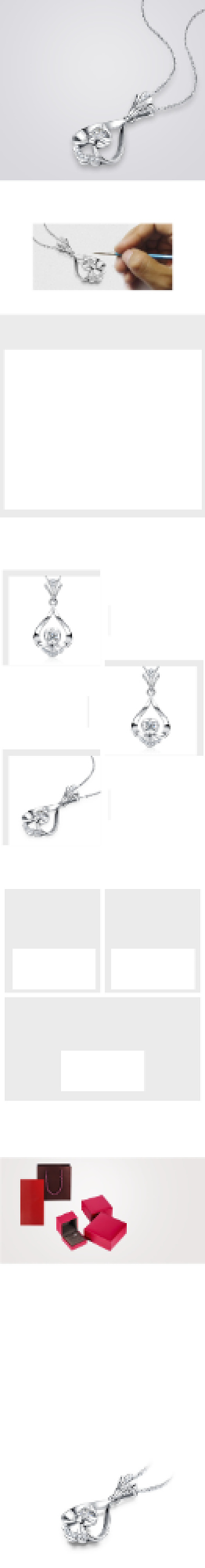 七夕情人节简约项链珠宝首饰促销详情页背景