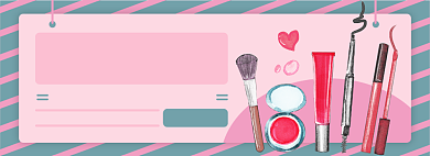 美肤美妆电商淘宝banner图背景