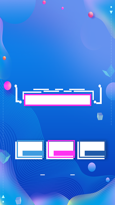 五一劳动节促销蓝色几何圆球手机海报背景