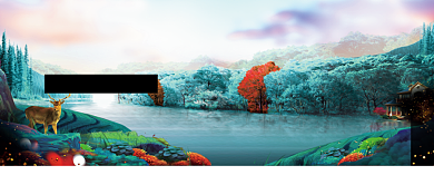 简约自然房产公众号首图背景