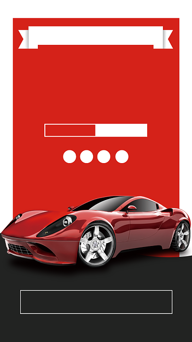 新款汽车震撼登场手机海报背景