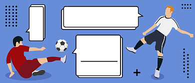 一起踢足球公众号首图背景