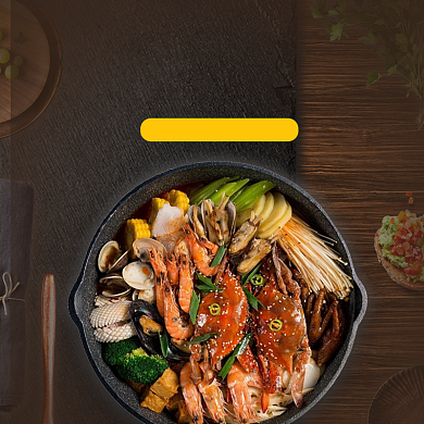 炒锅煎锅不粘锅主图直通车背景