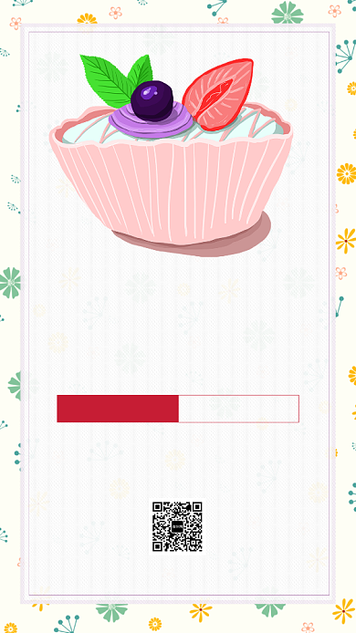 美味甜品创意简约浅色宣传海报背景