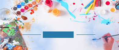 绘画培训公众号首图背景