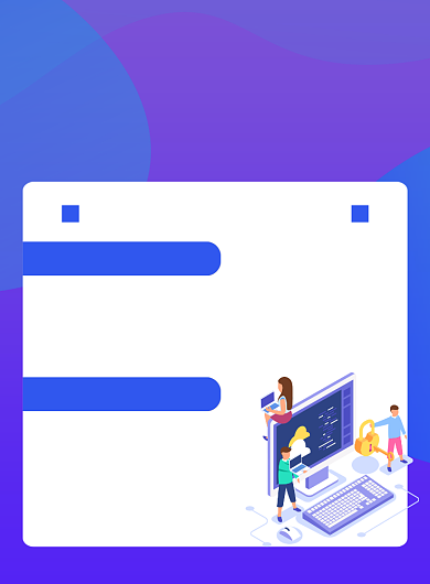 蓝色卡通限时招募诚邀加盟海报背景