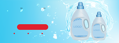 洗衣好助手淘宝banner背景