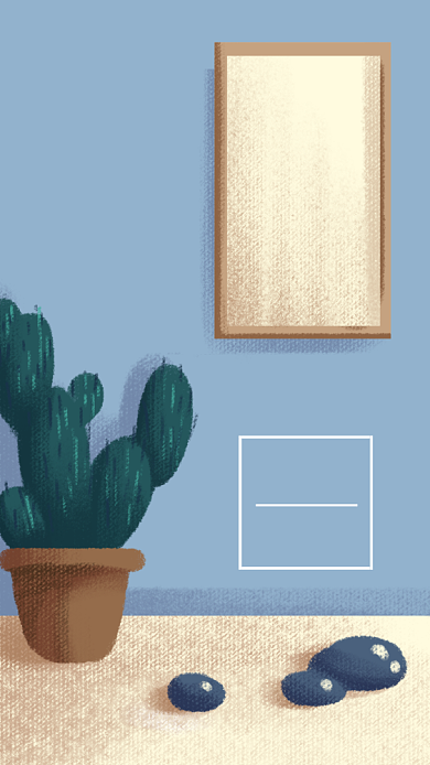 日签月签宣传海报背景