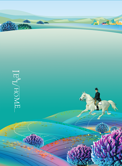 房地产海报背景