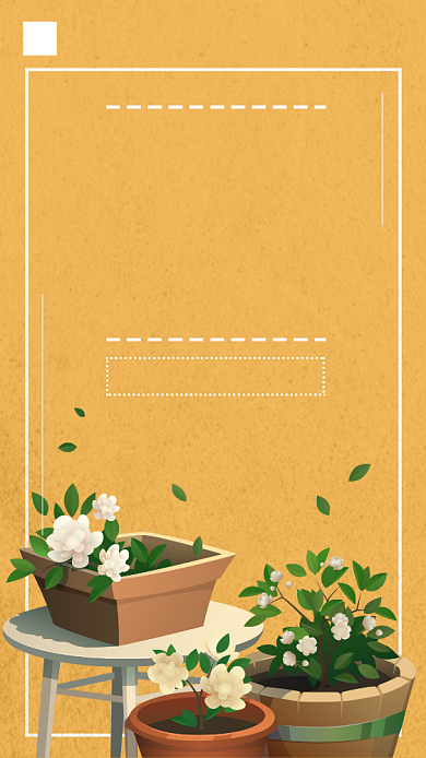 插花宣传海报背景