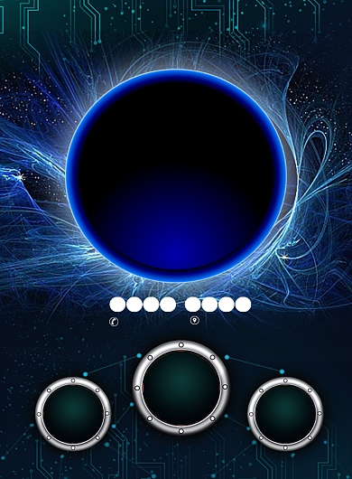 蓝色科技区块链海报模板背景