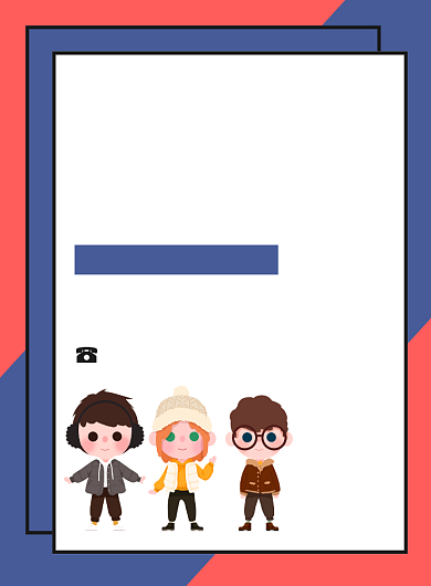 秋冬童装促销宣传广告印刷海报背景