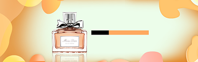 时尚优雅香水淘宝banner背景