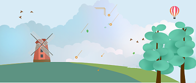 初秋旅行指南文艺宣传图微信公众号素材图片背景