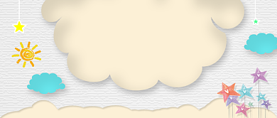 简约卡通世界儿童日公众号首图背景