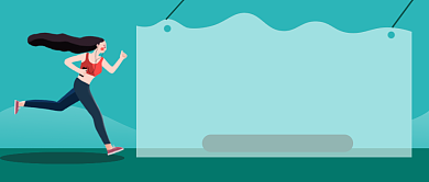 健身锻炼减肥海报微信公众号素材图片背景