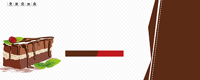 定制蛋糕68元优惠券背景